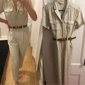 French Connection nude jumpsuit US 2